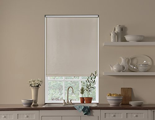 Bali Blinds 8 Mil Blackout Roller Tear Shade, 37 1/4x72", Cream