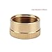 Venseri Universal Solid Brass Cap Refill 1 LB Propane Bottle, Gas Tank Cylinder Protect Cap, Universal for All 1 LB Gas Tank (12)