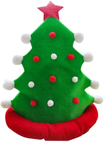 Funny Party Hats Christmas Hats - Holiday Theme Hats Christmas Santa's Tree Elf Velvet Hat (C1)