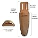 MB HANA Leather Sheath for Japanese Hori Hori Knife