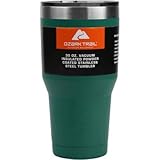 Ozark Trail 30-Ounce Double-Wall, Vacuum-Sealed Tumbler (Green)