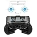 HooToo VR Headset 3D Glasses Virtual Reality Box for iPhone, Samsung, Moto, LG, Nexus, HTC - Black/White