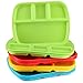 4-Compartment Divided Plastic Tray -