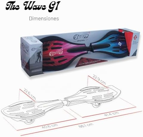 Streetsurfing Waveboard The Wave G1, Diseño: Radiance