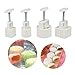 iHomeSet Party Moon Cake Mold - 12 Stamps and 4 Sets​ ​​- Mid Autumn Festival DIY Decoration Press​ - ​50g/100g - White