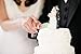 Personalized Ivory Faux Pearl Wedding Cake Knife & Server Set Engraved Custom Sparkle CZ Handle