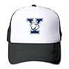 SAXON13-For-Men-Women-Baseball-caps-Mesh-Back-Yale-Bulldogs-Logo-Cap-Hats-Black