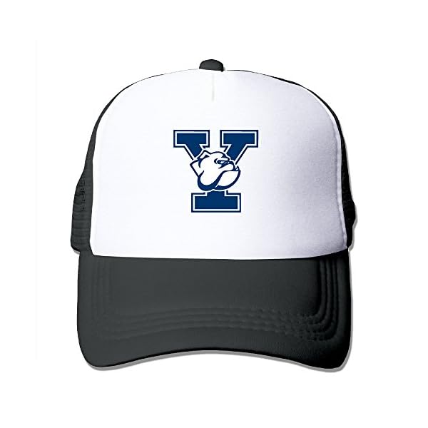 SAXON13-For-Men-Women-Baseball-caps-Mesh-Back-Yale-Bulldogs-Logo-Cap-Hats-Black