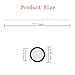 White Paper Straws Biodegradable Disposable Party Decoration and Party Drinking Straws 100 Count for Wedding, Birthday Party or any Themed Party (White-100)