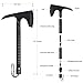 Camping Stainless Axe with Sheath 18 inch Multitool Tactical Hatchet Sickle for Camping Hiking Hunting Backpacking Emergency Outdoor Adventures Survival Hatchet Portable Folding Axe