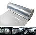 Masione Auto Car 12 by 48 inches Self Adhesive Clear Bra Headlight Bumper Hood Paint Protection Film Vinyl Sheet Headlights, Tail Lights,Smoke Fog Lights Tint Vinyl Film Car Light HeadLight Sheet Car Sticker