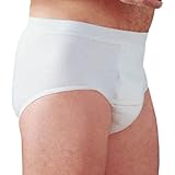 HealthDri Men's Moderate Incontinence Washable Cotton Brief X-Large