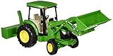 Big Farm John Deere 1:16 4066R Utility Tracor with Loader, Rear Blade and Snowblower