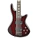Schecter Stiletto Extreme-5 Bass Guitar, Black Cherry