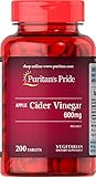 Puritan's Pride Apple Cider Vinegar 600 mg-200 Tablets Puritan's Pride Apple Cider Vinegar 600 mg-200 Tablets