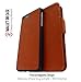 Dreem Fibonacci 2-in-1 Wallet Case for Apple iPhone 6 Plus & 6s Plus - Luxury Vegan Leather, Magnetic Detachable Shockproof Phone Case, RFID Card Protection, 2-Way Flip Stand - Caramel