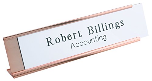 Personalized Name Plate with Wall or Office Desk Holder - 2x8 - Customize - Thumbnail 6