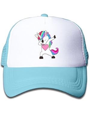 Cute Dabbing Unicorn - DAB Hip Hop Funny Magic Boy-Girls Mesh Baseball Caps Hats