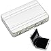 Riipoo(TM) Fashion New Mini Code Case Aluminum Business Card Holder Name Card Holder Case, Product Material 0.6mm Aluminum (Silver)
