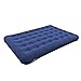 Milestone Double Flocked Air Mattress Bed, Blue