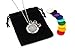 1 Silver Dreamcatcher Essential Oil Diffuser Necklace - Aromatherapy Jewelry - Hypoallergenic 316L Surgical Grade Stainless Steel, 20.8” Chain + 9 Washable Insert Pads + Charms