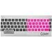 Kuzy Keyboard Cover Compatible with Pro 13 15 17 inch and Air 13.3 inch Silicone Skin Protector, Pink