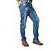 DWG Men's 101 Classic Relaxed Straight Loose Jean 5 Pocket Denim (34W x 32L, Mid Shade)