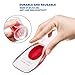 Silicone Gel Heel Cups, Shoe Inserts Silica Gel Pads Insole for Plantar Fasciitis, Bone Spurs Pain Relief, Sore Heel Pain, Achilles Pain and Foot Care (Red Women's 4.5-8.5)