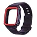 Feuy Fitbit versa bands,Soft TPU Protection Silicone Surrounded Sports Strap Wristband for Fitbit Versa Smart Fitness Watch Accessories Bracelet,Have protective Case cover function Band For Women men.