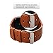 Leather Wristband for Samsung Gear S Smart Watch SM-R750 by HOLACA Genuine Leather Bracelet Band Replacement For Samsung Galaxy Gear S SM-R750 (Brown)