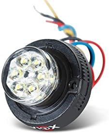VIVIOX Pandora Hideaway Surface Mount Police, EMS or Fire Emergency Vehicle Auto Light - H600-Clear/Clear