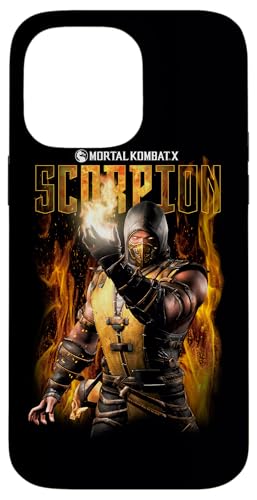 Mortal Kombat X Scorpion Flames Case for iPhone 14 Pro Max