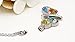 COCO Park Butterfly Glass Flower Ash Memorial Keepsake Stainless Steel Urn Pendant Cremation Jewelry