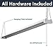 LED Shop Light - 40W, 5000K, Linkable, Frosted Lens, 4100LM, Replaces 4 Foot Fluorescent, Garage Shoplight Ceiling Fixture, Pull Cord Chain, Plug In