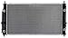 Prime Choice Auto Parts RK806 New Complete Aluminum Radiator