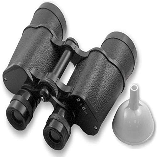 LIOHPK Double Sided Binocular Flask Travel Water Bottle Sport Drinkware Russian Flagon Whiskey Bottle Shot Gun Flask Shaker Whisky Pot