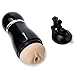 ZEMALIA Luna II Male Masturbators Vagina Pocket Man Masturbation Cup Sex Toys for male Realistic Textured Discreetly Packed(Black)