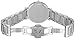 kate spade new york Women's 1YRU0001 Gramercy Stainless Steel Bracelet Watch