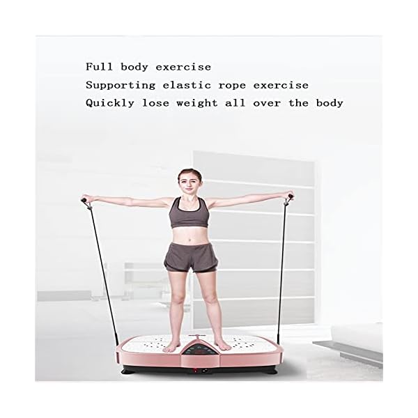 Vibration-Exercise-MachineUltra-Slim-Vibration-Plate-Power-TrainerMotor-Vibration-Plate-99-Levels-Bluetooth-Speaker-Remote-Control-2-Loop-Bands-USB-MColorGold-Vibration-Exercise-Machine Vibration Exercise Machine,Ultra Slim Vibration Plate Power Trainer,Motor Vibration Plate | 99 Levels | Bluetooth Speaker | Remote Control | 2 Loop Bands | USB M(Color:Gold Vibration Exercise Machine)