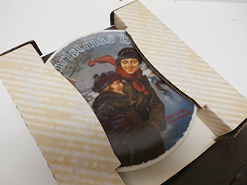 Norman Rockwell Christmas Courtship Collector Plate by Knowels