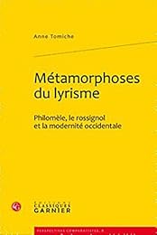 Métamorphoses du lyrisme