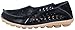 Serene Womens Leather Cowhide Hollow Out Casual Flat Driving Shoes Boat Loafers (8 B(M)US, Black)