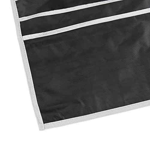 image for Fakeface Heavy-Duty Oxford Large14 Pockets Desk Mount Hanging Caddy Or