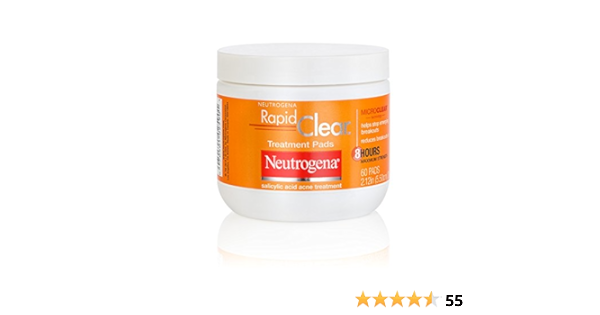 neutrogena exfoliating pads