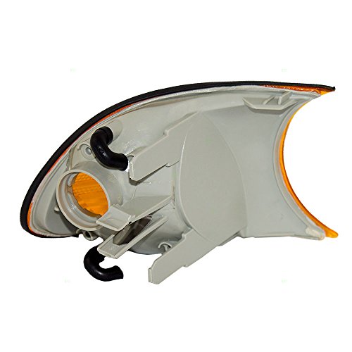 Drivers Park Signal Corner Marker Light Lamp Amber Lens Replacement for BMW 63126904299