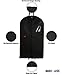 Black Suit and Dress Travel Garment Bag, Durable Breathable Material 24 inch x 42 inch with Clear ID Window Pocket