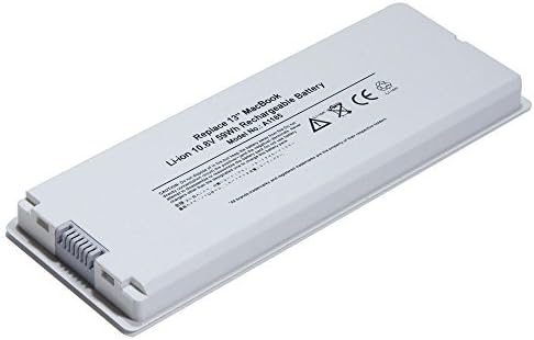 NEW 10.8V 5400Mah Li-ION Notebook/Laptop Battery for Apple MacBook 13.3" (Late 2006) 1.83GHz MA699LL/A (Late 2007) 2.2GHz MB063LL/B A1185 MA561FE/A MA561J/A MA566 White