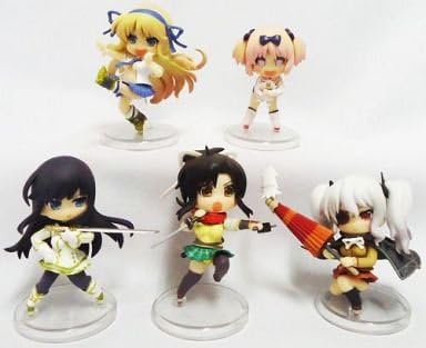 Amazon 閃乱カグラ にゅうにゅうdxパック 国立半蔵学院 忍クラスにいてんご5体セット フィギュアのみ フィギュア ドール 通販