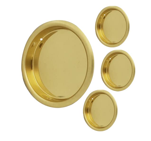QCAA Solid Brass Finger Pull, 2-1/8", Polish