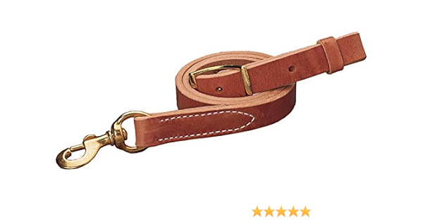 Amazon Com Weaver Leather Harness Leather Tie Down Strap Horse Bridles And Reins Sports Outdoors